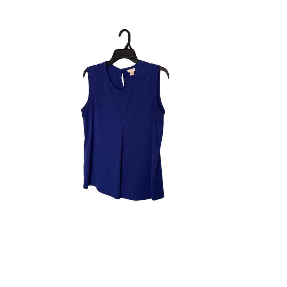 J. Crew NWOT Women’s Royal Blue Flowing Sleeveless Top size 6.
